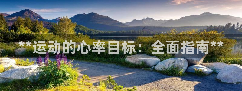 极悦平台使用教程视频：**运动的心率目标：全面指南*