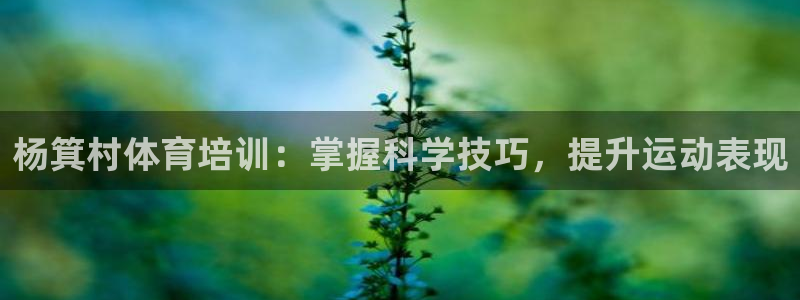 极悦官网入口登录网址：杨箕村体育培训：掌握科学技巧，